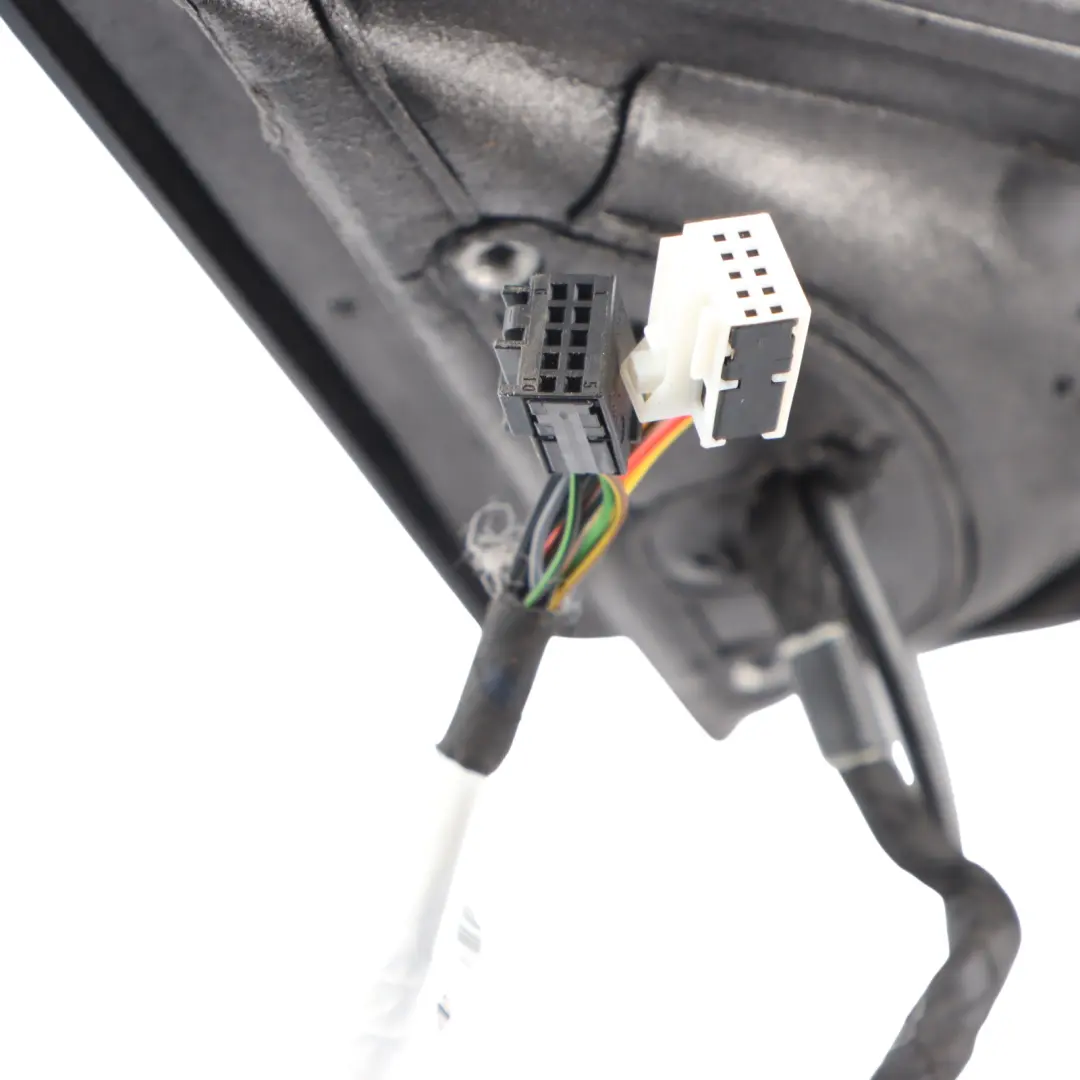 Mercedes GL X166 Door Wing Mirror Left N/S Obsidian Black - 197 - SKU RHD-A1668109700-OB - Part number A1668109700