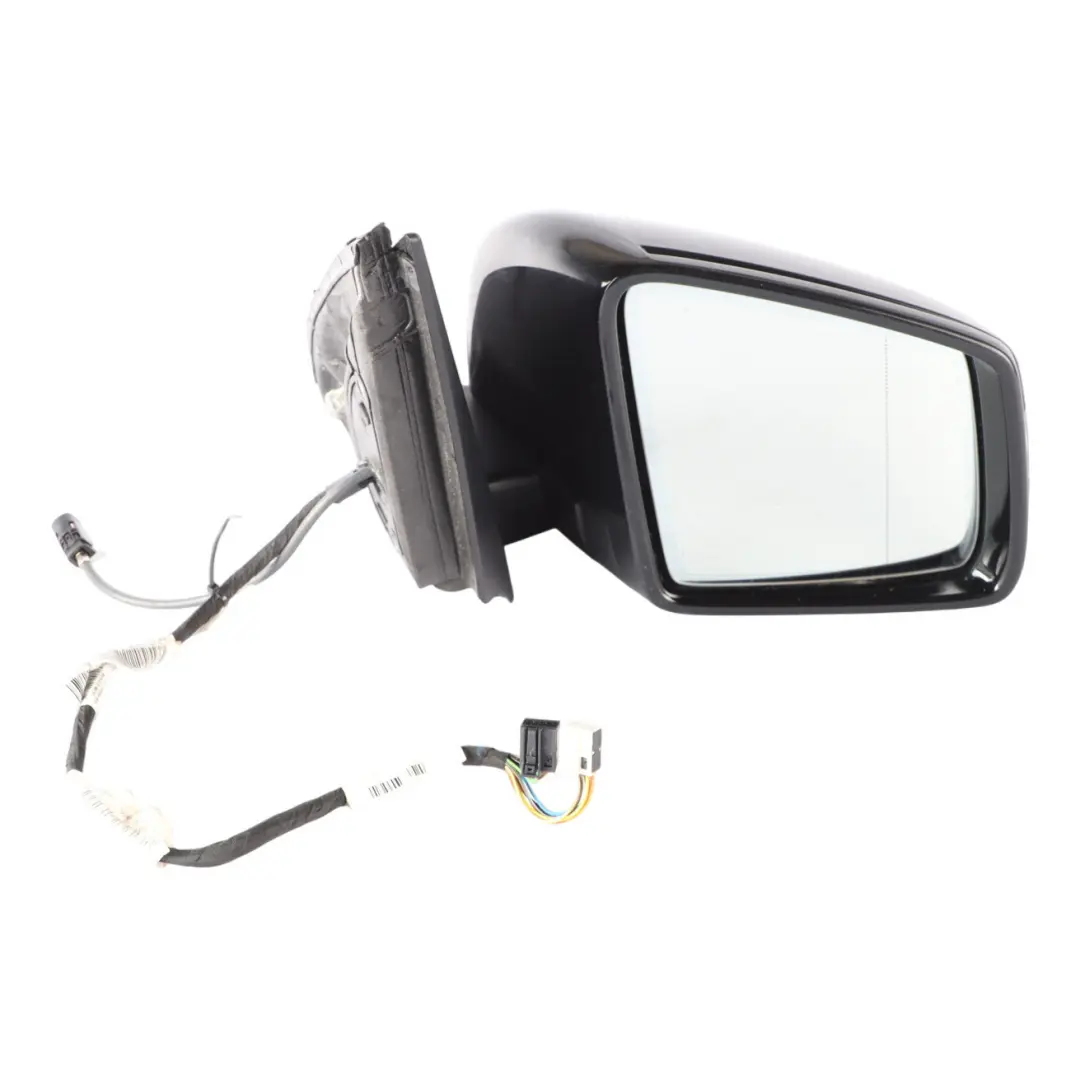 Mercedes W166 Mirror Wing Side View Right O/S Door Black - SKU RHD-A1668109800-BLK - Part number A1668109800