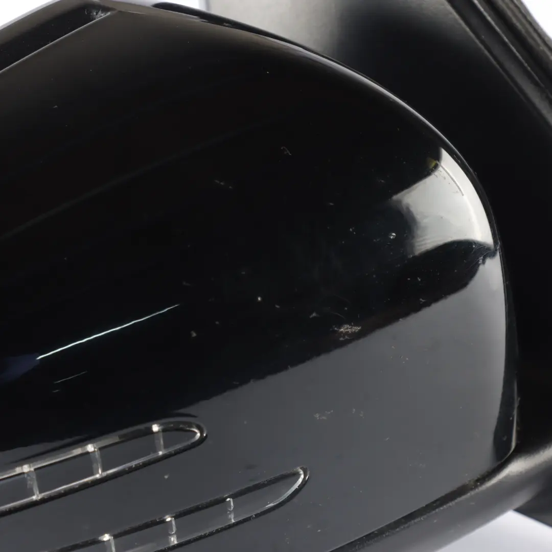 Mercedes W166 Mirror Wing Side View Right O/S Door Black - SKU RHD-A1668109800-BLK - Part number A1668109800
