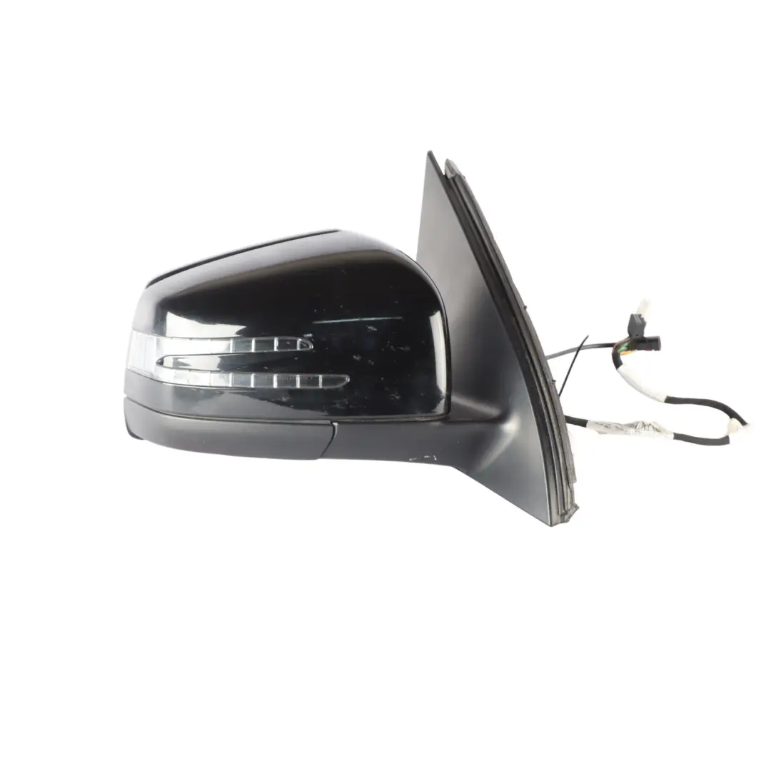 Mercedes W166 Mirror Wing Side View Right O/S Door Black - SKU RHD-A1668109800-BLK - Part number A1668109800
