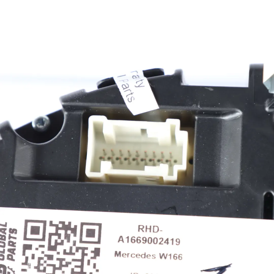 Instrument Cluster Speedometer Clocks Automatic to Mercedes W166 Diesel with Part number A1669002419 Mercedes W166 Diesel Instrument Cluster Speedometer Clocks Automatic - SKU RHD-A1669002419 - Part number A1669002419