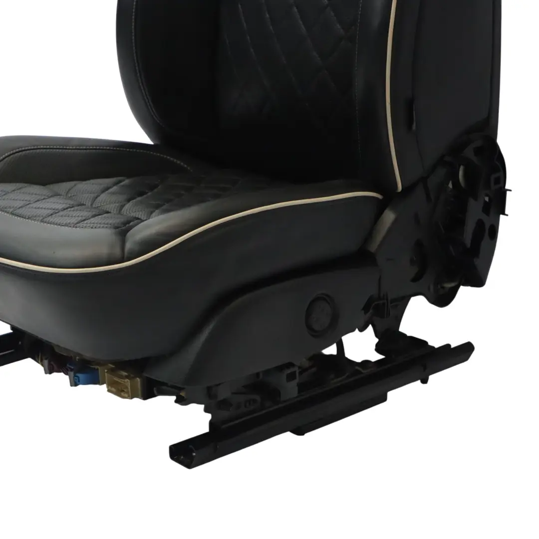 Front Left N/S Interior Heated Designo Leather Black to Mercedes GL X166 Seat with Part number A1669106303 Mercedes GL X166 Seat Front Left N/S Interior Heated Designo Leather Black - SKU RHD-A1669106303-1 - Part number A1669106303