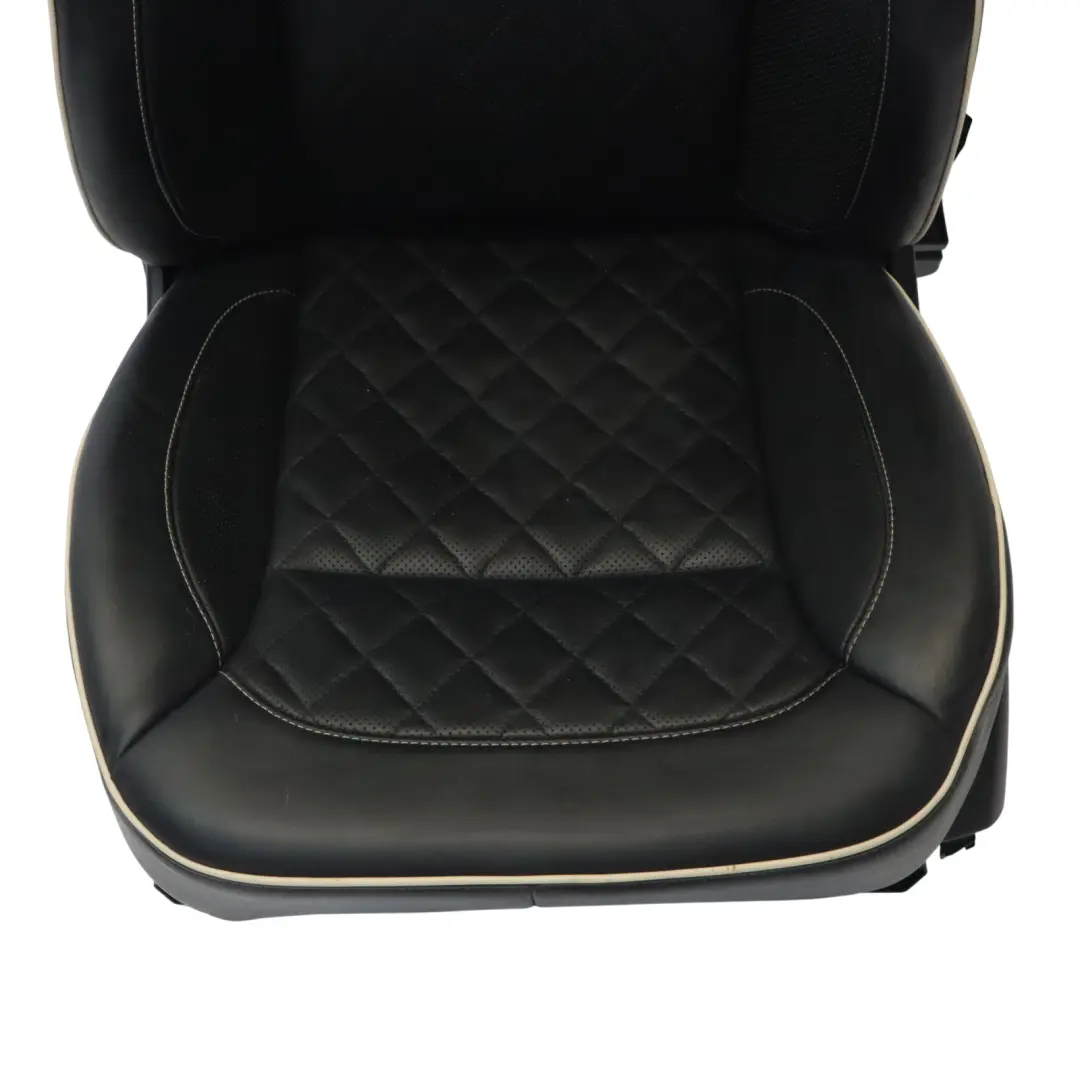 Front Left N/S Interior Heated Designo Leather Black to Mercedes GL X166 Seat with Part number A1669106303 Mercedes GL X166 Seat Front Left N/S Interior Heated Designo Leather Black - SKU RHD-A1669106303-1 - Part number A1669106303