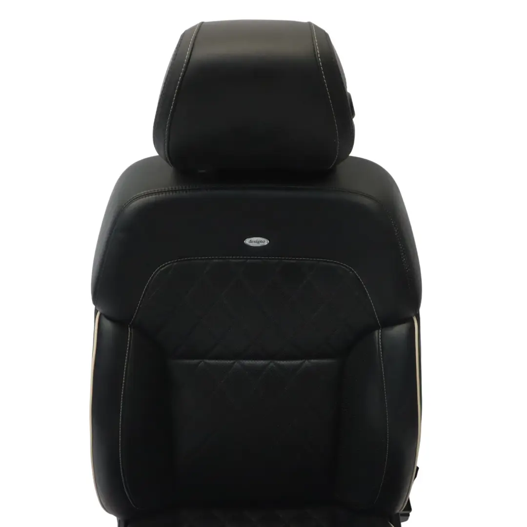Front Left N/S Interior Heated Designo Leather Black to Mercedes GL X166 Seat with Part number A1669106303 Mercedes GL X166 Seat Front Left N/S Interior Heated Designo Leather Black - SKU RHD-A1669106303-1 - Part number A1669106303