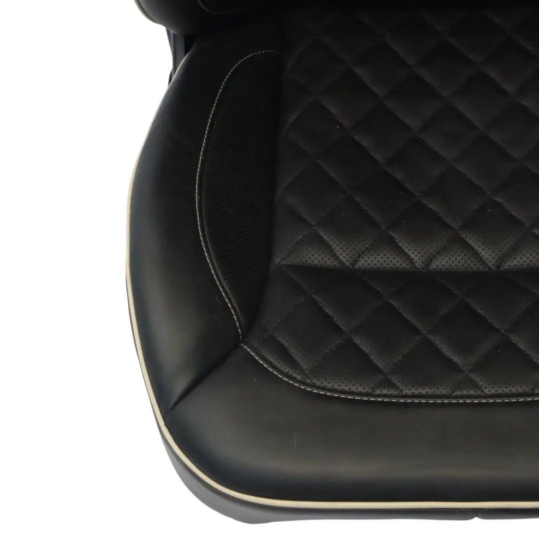 Front Left N/S Interior Heated Designo Leather Black to Mercedes GL X166 Seat with Part number A1669106303 Mercedes GL X166 Seat Front Left N/S Interior Heated Designo Leather Black - SKU RHD-A1669106303-1 - Part number A1669106303