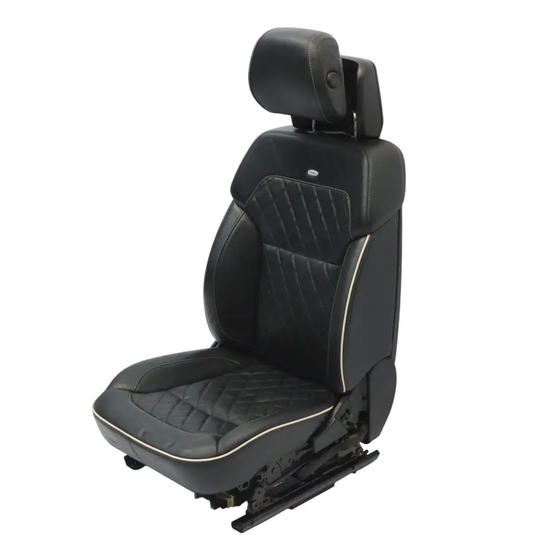 Front Right O/S Heated Memory Designo Leather Black to Mercedes GL X166 Seat with Part number A1669106803 Mercedes GL X166 Seat Front Right O/S Heated Memory Designo Leather Black - SKU RHD-A1669106803-1 - Part number A1669106803