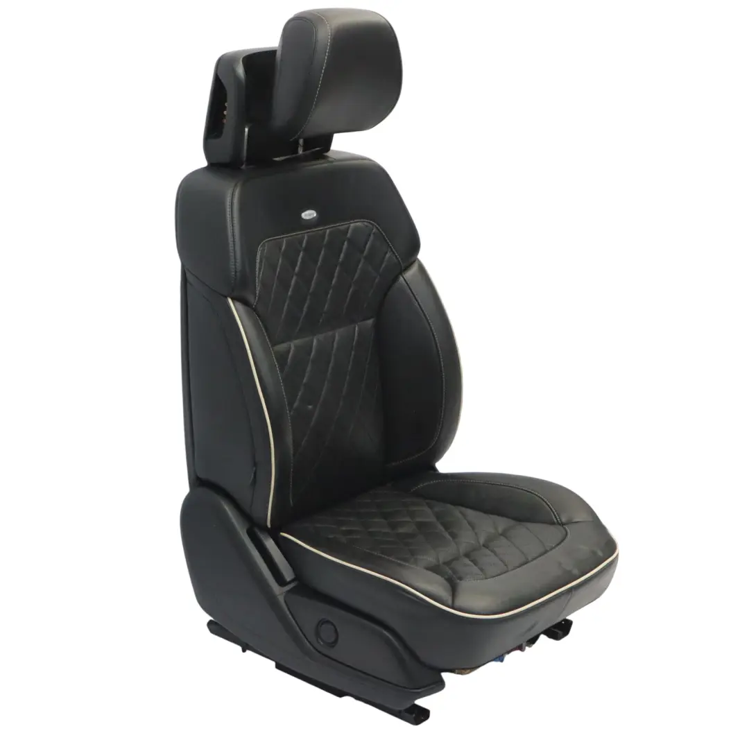 Front Right O/S Heated Memory Designo Leather Black to Mercedes GL X166 Seat with Part number A1669106803 Mercedes GL X166 Seat Front Right O/S Heated Memory Designo Leather Black - SKU RHD-A1669106803-1 - Part number A1669106803