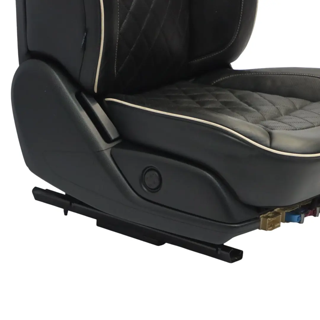 Front Right O/S Heated Memory Designo Leather Black to Mercedes GL X166 Seat with Part number A1669106803 Mercedes GL X166 Seat Front Right O/S Heated Memory Designo Leather Black - SKU RHD-A1669106803-1 - Part number A1669106803