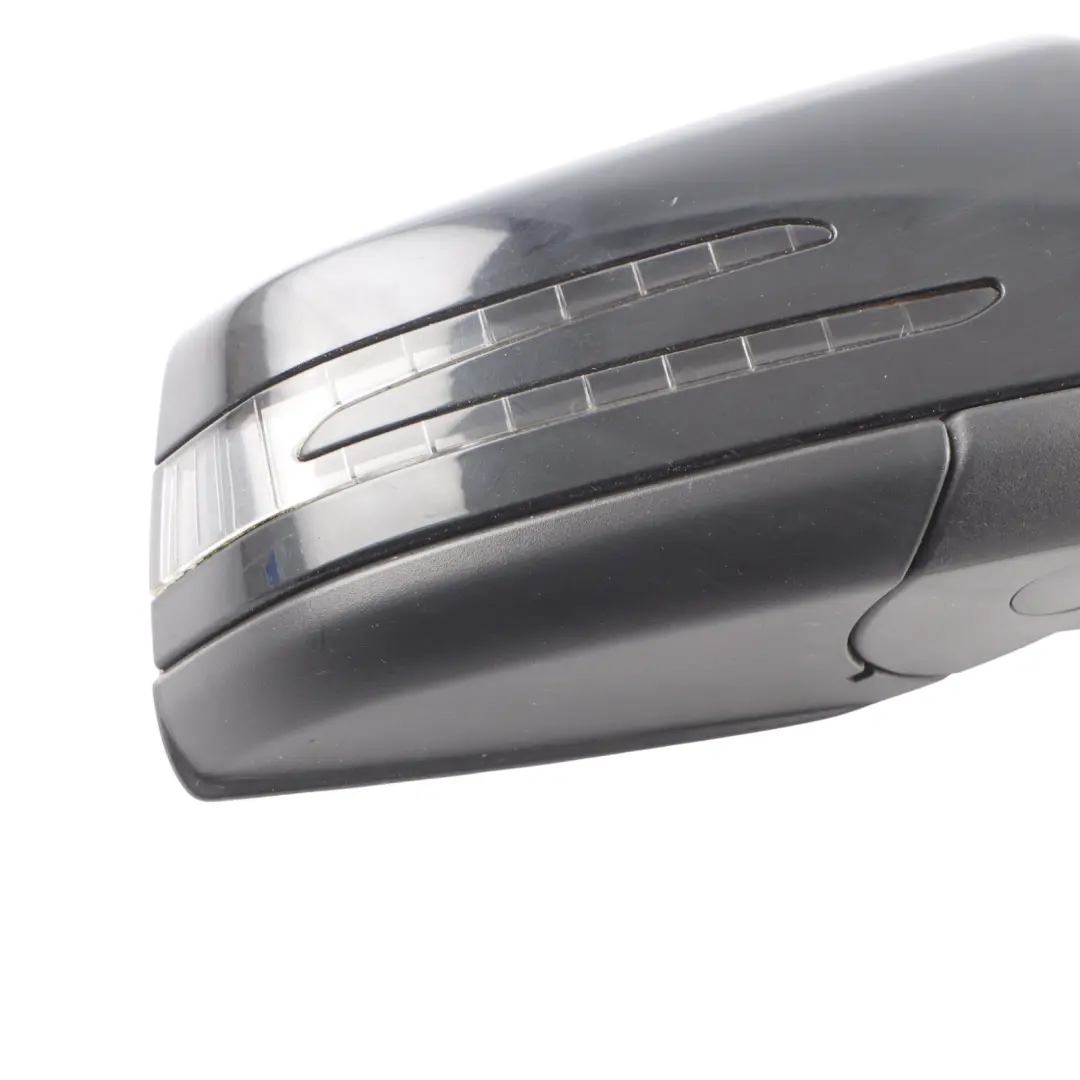 Mercedes W176 Wing Mirror Door Right O/S Power Fold Cosmos Black Metallic - 191 - SKU rhd-A1768100400-KB - Part number A1768100400