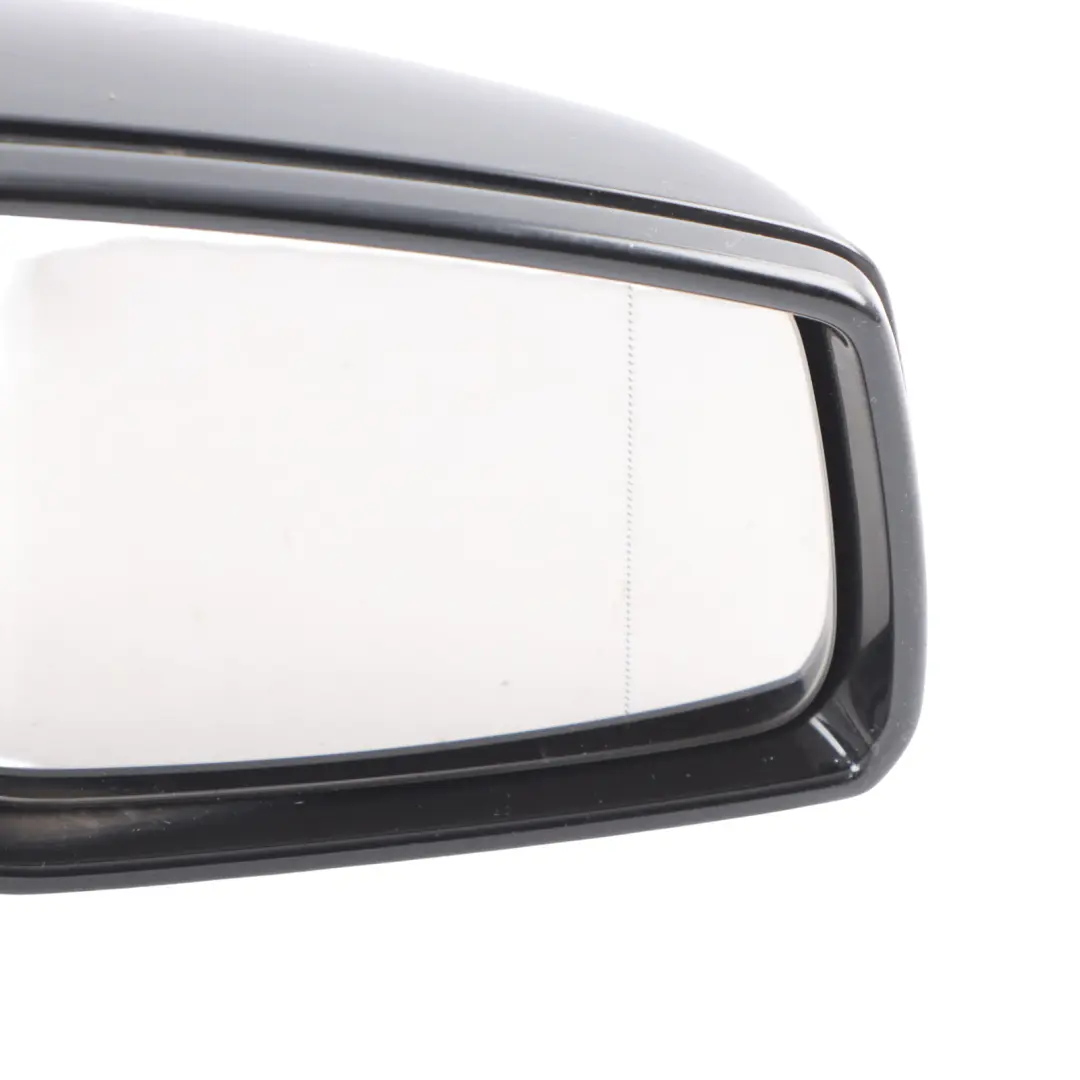 Mercedes W176 Wing Mirror Door Right O/S Power Fold Cosmos Black Metallic - 191 - SKU rhd-A1768100400-KB - Part number A1768100400
