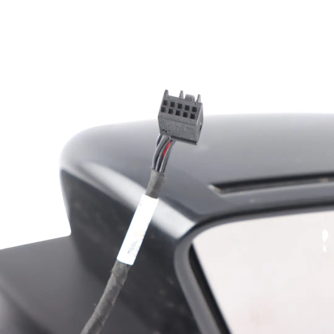 Mercedes W176 Wing Mirror Door Right O/S Power Fold Cosmos Black Metallic - 191 - SKU rhd-A1768100400-KB - Part number A1768100400