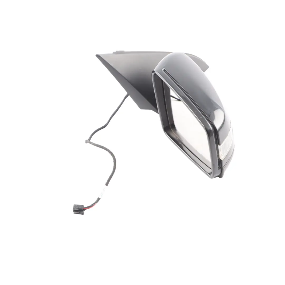 Mercedes W176 Wing Mirror Door Right O/S Power Fold Cosmos Black Metallic - 191 - SKU rhd-A1768100400-KB - Part number A1768100400