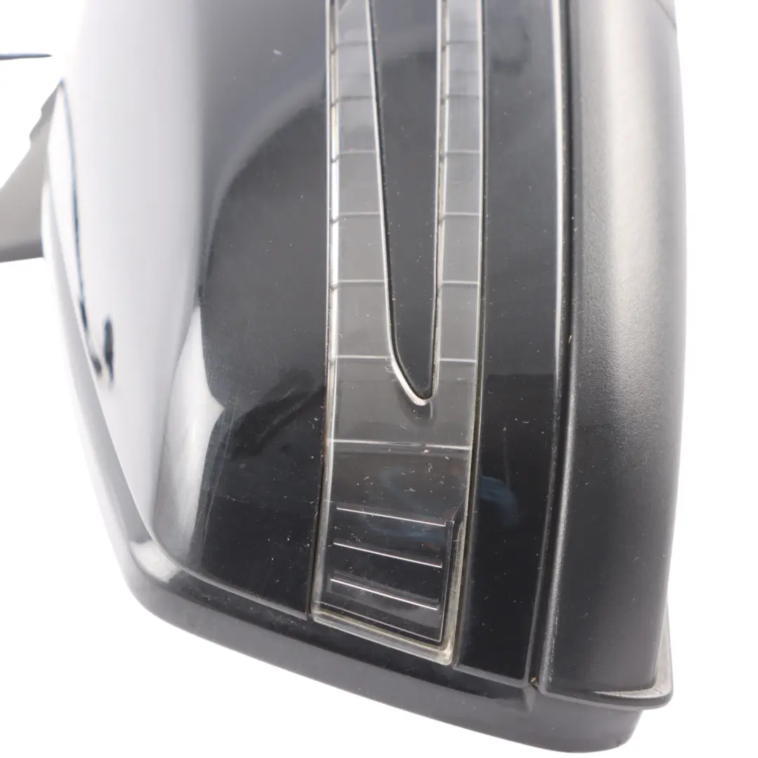 Wing Mirror Door Right O/S Power Fold Cosmos Black Metallic - 191 to Mercedes W176 with Part number A1768100400 Mercedes W176 Wing Mirror Door Right O/S Power Fold Cosmos Black Metallic - 191 - SKU rhd-A1768100400-KB - Part number A1768100400