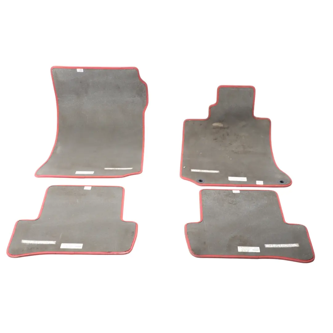 Mercedes W204 Floor Mats AMG Interior Front Rear Cover Black Set - SKU rhd-A2046806704-1 - Part number A2046806704