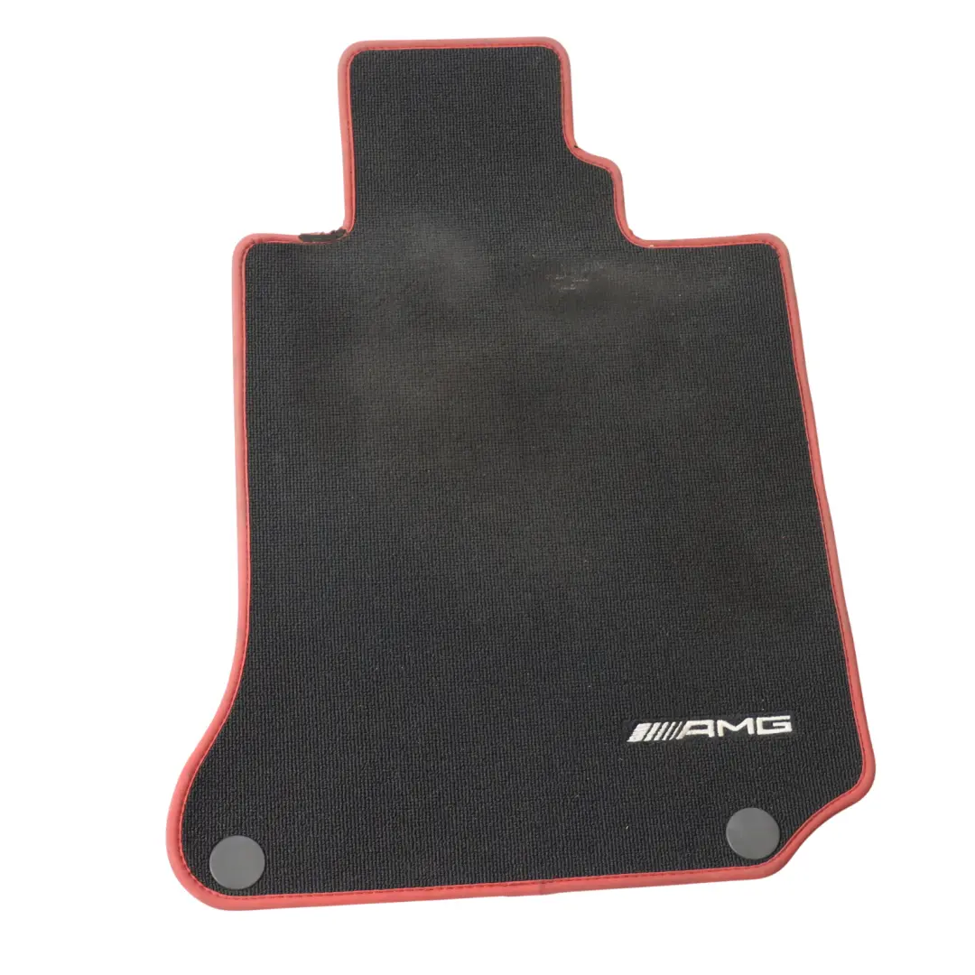 Mercedes W204 Floor Mats AMG Interior Front Rear Cover Black Set - SKU rhd-A2046806704-1 - Part number A2046806704