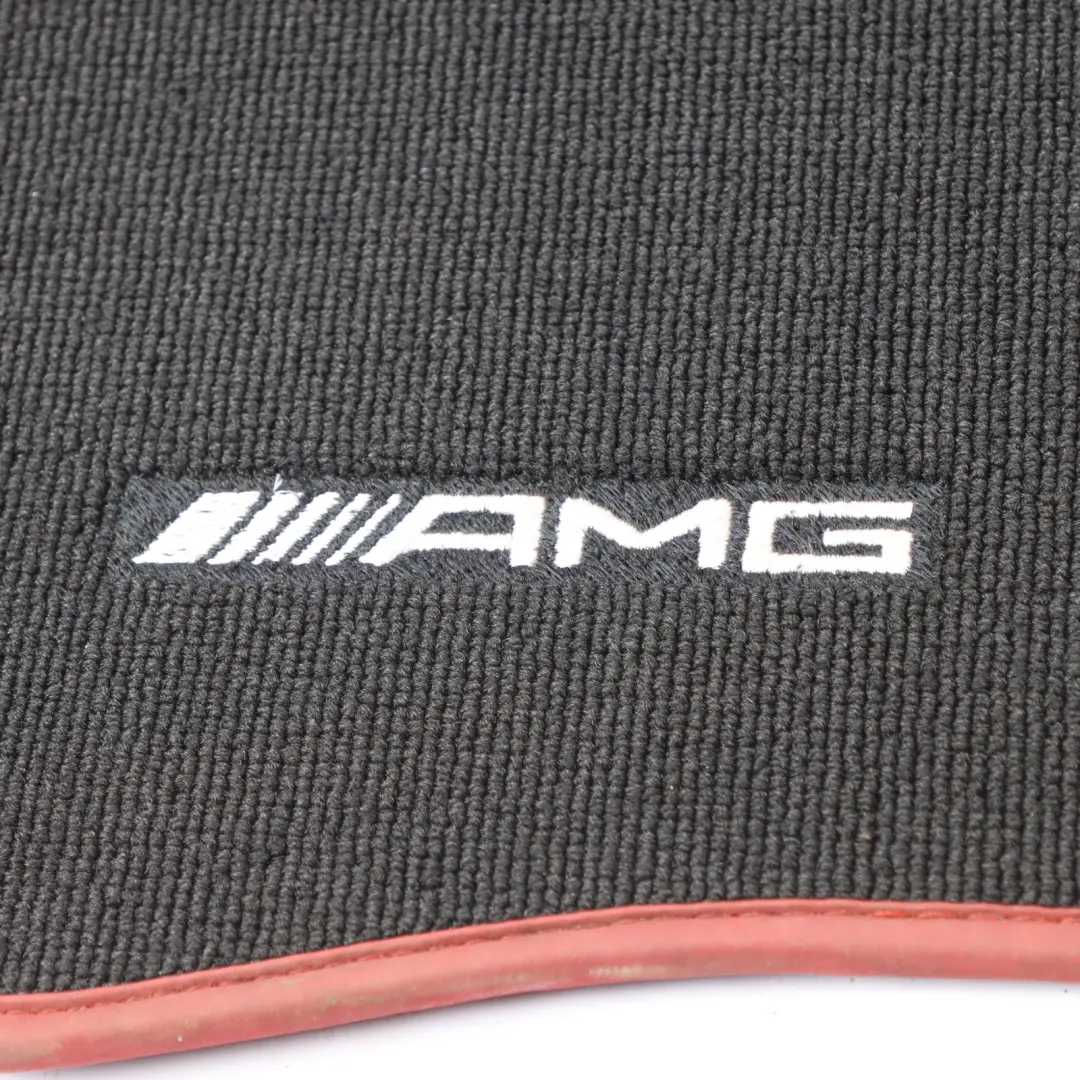 Mercedes W204 Floor Mats AMG Interior Front Rear Cover Black Set - SKU rhd-A2046806704-1 - Part number A2046806704