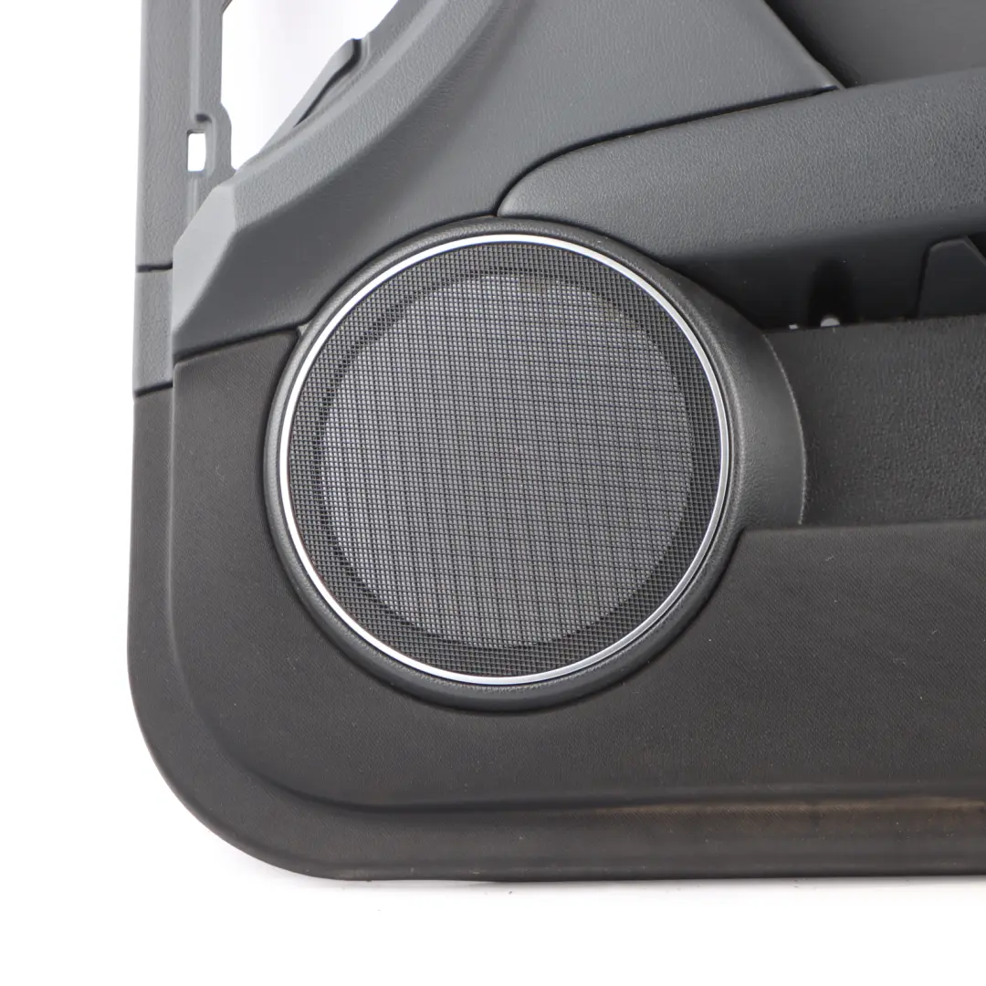 Mercedes W204 Door Card Trim Panel Black Leather Front Left N/S - SKU RHD-A2047208600 - Part number A2047208600