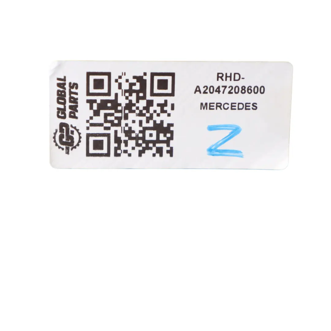 Mercedes W204 Door Card Trim Panel Black Leather Front Left N/S - SKU RHD-A2047208600 - Part number A2047208600