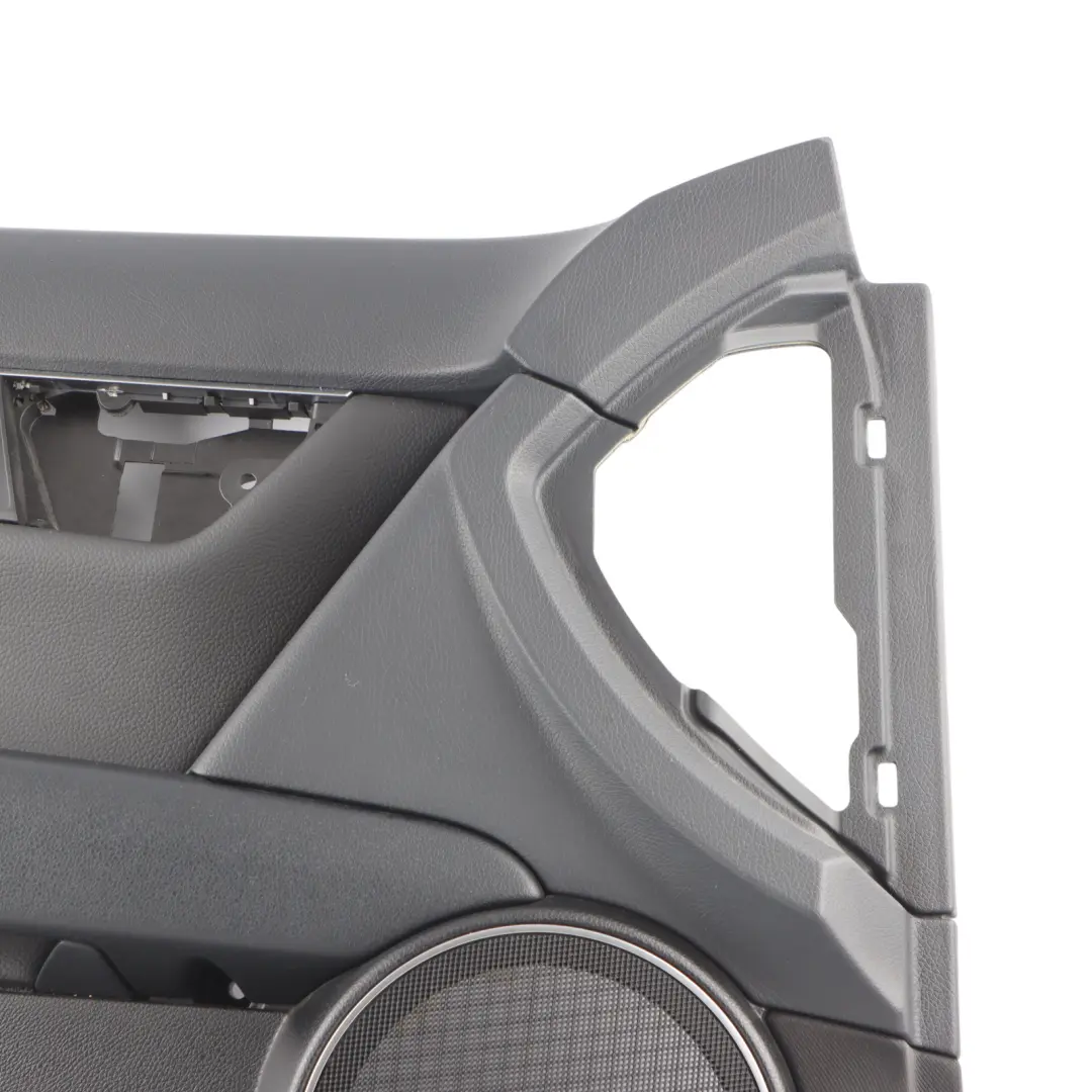 Mercedes W204 Door Card Trim Panel Black Leather Front Right O/S - SKU RHD-A2047208700 - Part number A2047208700