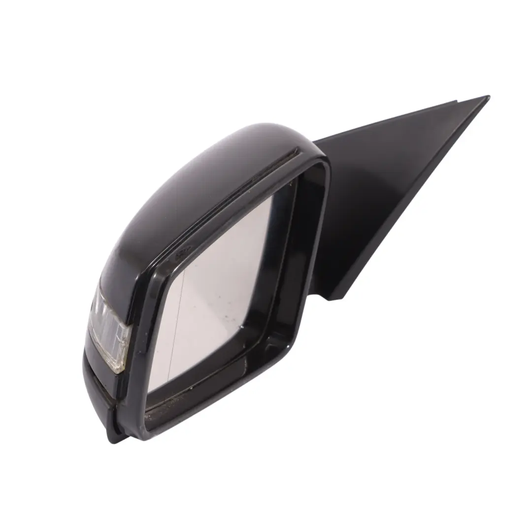 Mercedes W204 Wing Mirror Power Fold Auto Dip Door Left N/S Obsidian Black - SKU rhd-A2048103976-OB - Part number A2048103976