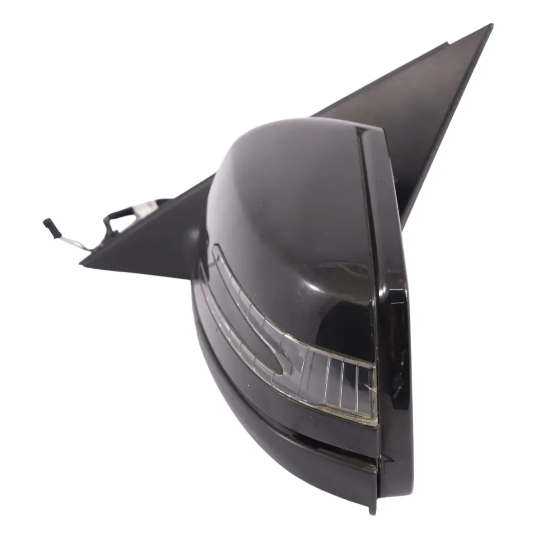 Mercedes W204 Wing Mirror Power Fold Auto Dip Door Left N/S Obsidian Black - SKU rhd-A2048103976-OB - Part number A2048103976