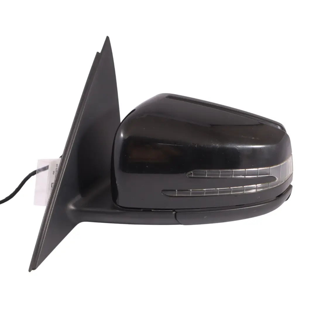 Mercedes W204 Wing Mirror Power Fold Auto Dip Door Left N/S Obsidian Black - SKU rhd-A2048103976-OB - Part number A2048103976