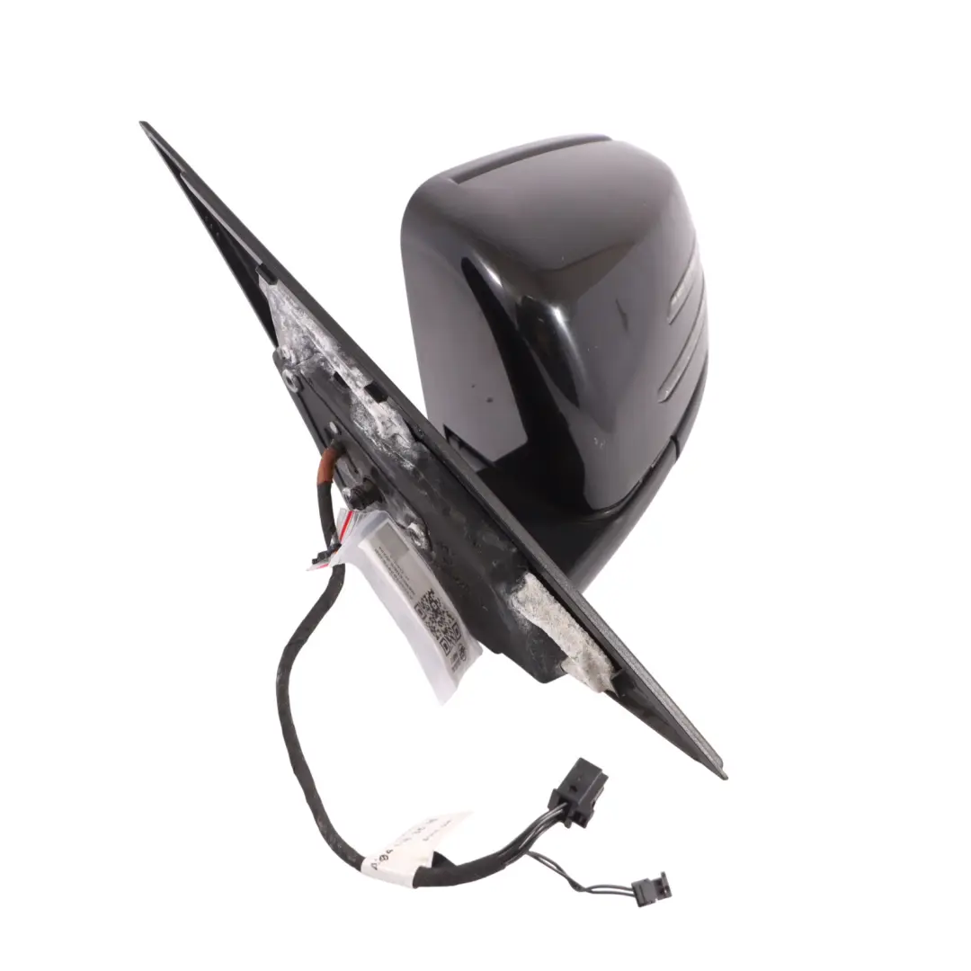 Mercedes W204 Wing Mirror Power Fold Auto Dip Door Left N/S Obsidian Black - SKU rhd-A2048103976-OB - Part number A2048103976