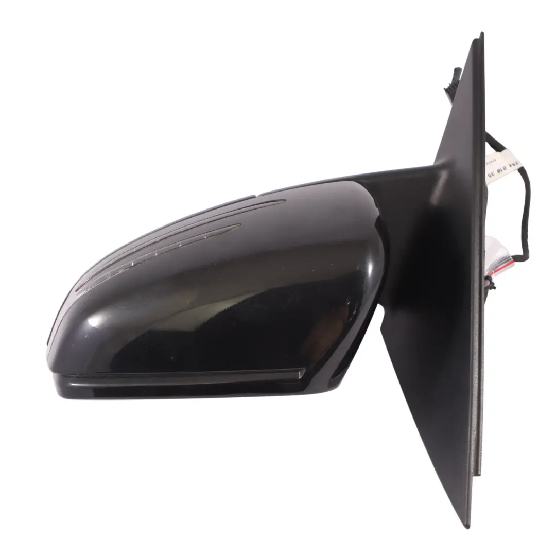Mercedes W204 Wing Mirror Power Fold Auto Dip Door Left N/S Obsidian Black - SKU rhd-A2048103976-OB - Part number A2048103976
