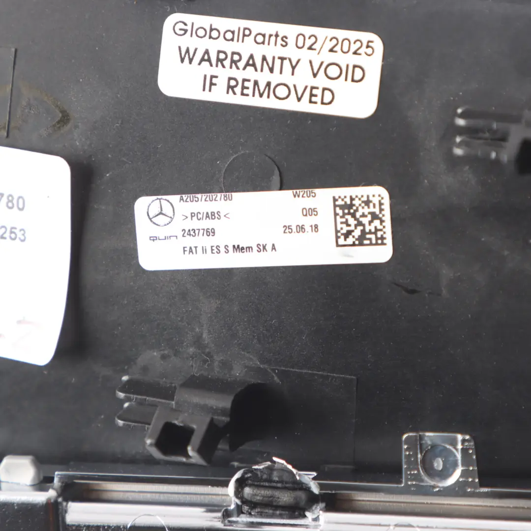 Decor Strip Mercedes W205 X253 Front Door Trim Strip Left N/S to with Part number A2057202780 Decor Strip Mercedes W205 X253 Front Door Trim Strip Left N/S - SKU RHD-A2057202780 - Part number A2057202780