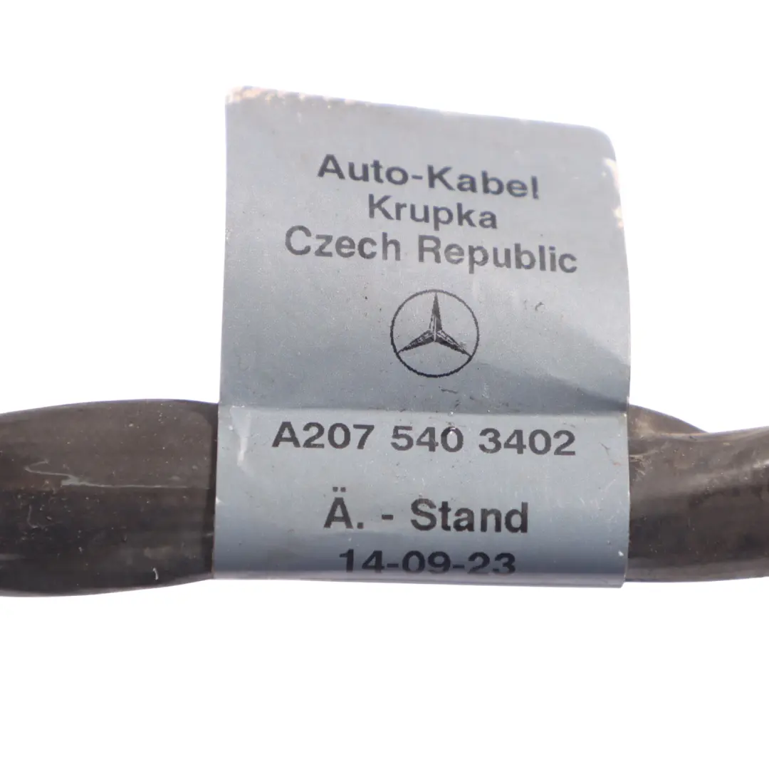W207 M276 Petrol Engine Starter Cable Harness Wiring to Mercedes with Part number A2075403402 Mercedes W207 M276 Petrol Engine Starter Cable Harness Wiring - SKU RHD-A2075403402 - Part number A2075403402