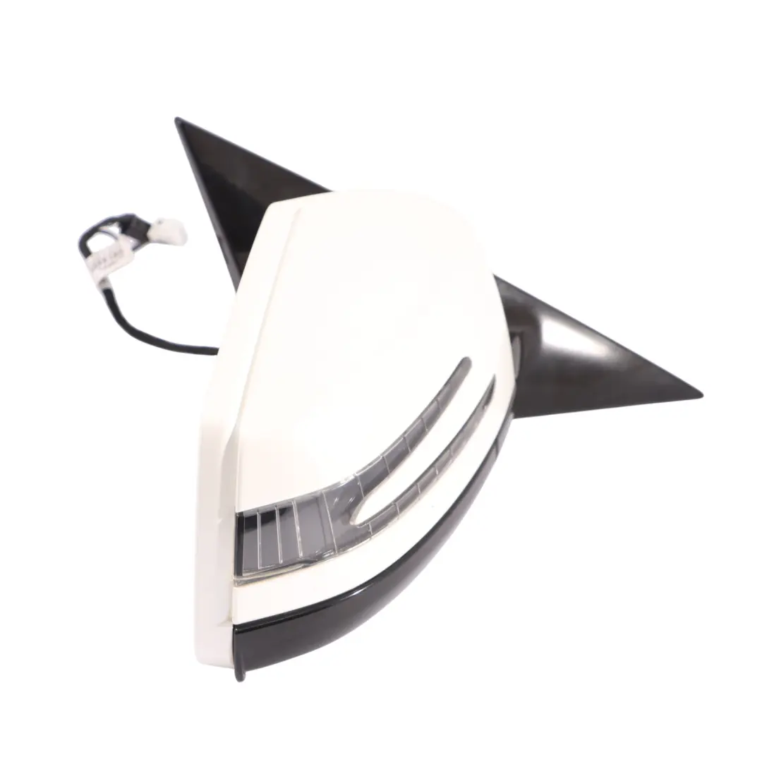 Mercedes W207 Wing Mirror Door Right O/S High Gloss Diamond White Metallic - 799 - SKU RHD-A2078101676-DWM1 - Part number A2078101676