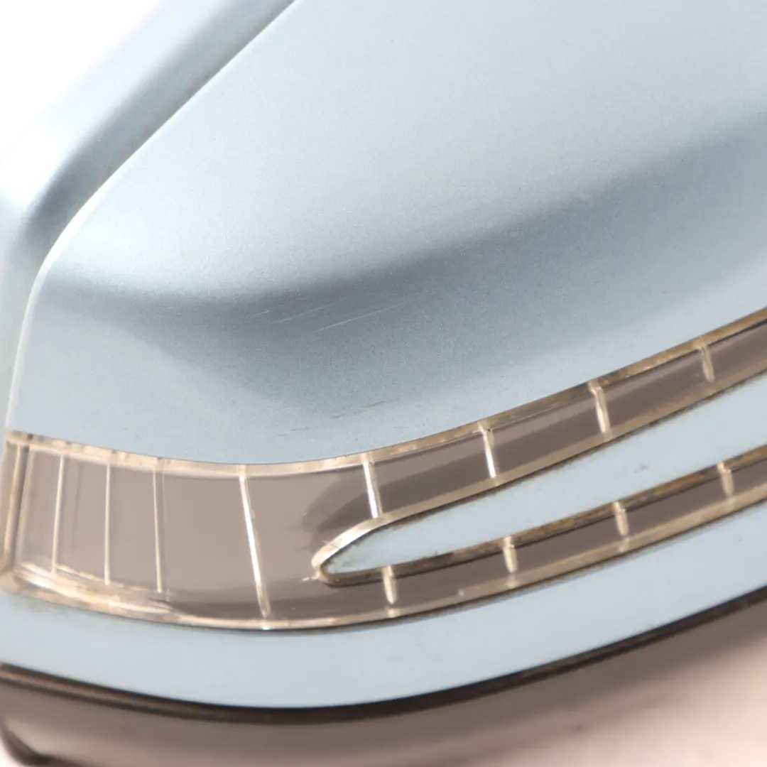 Mercedes C207 Wing Mirror Door Right O/S Indigolite Blue - 230 - SKU RHD-A2078101676-INB - Part number A2078101676