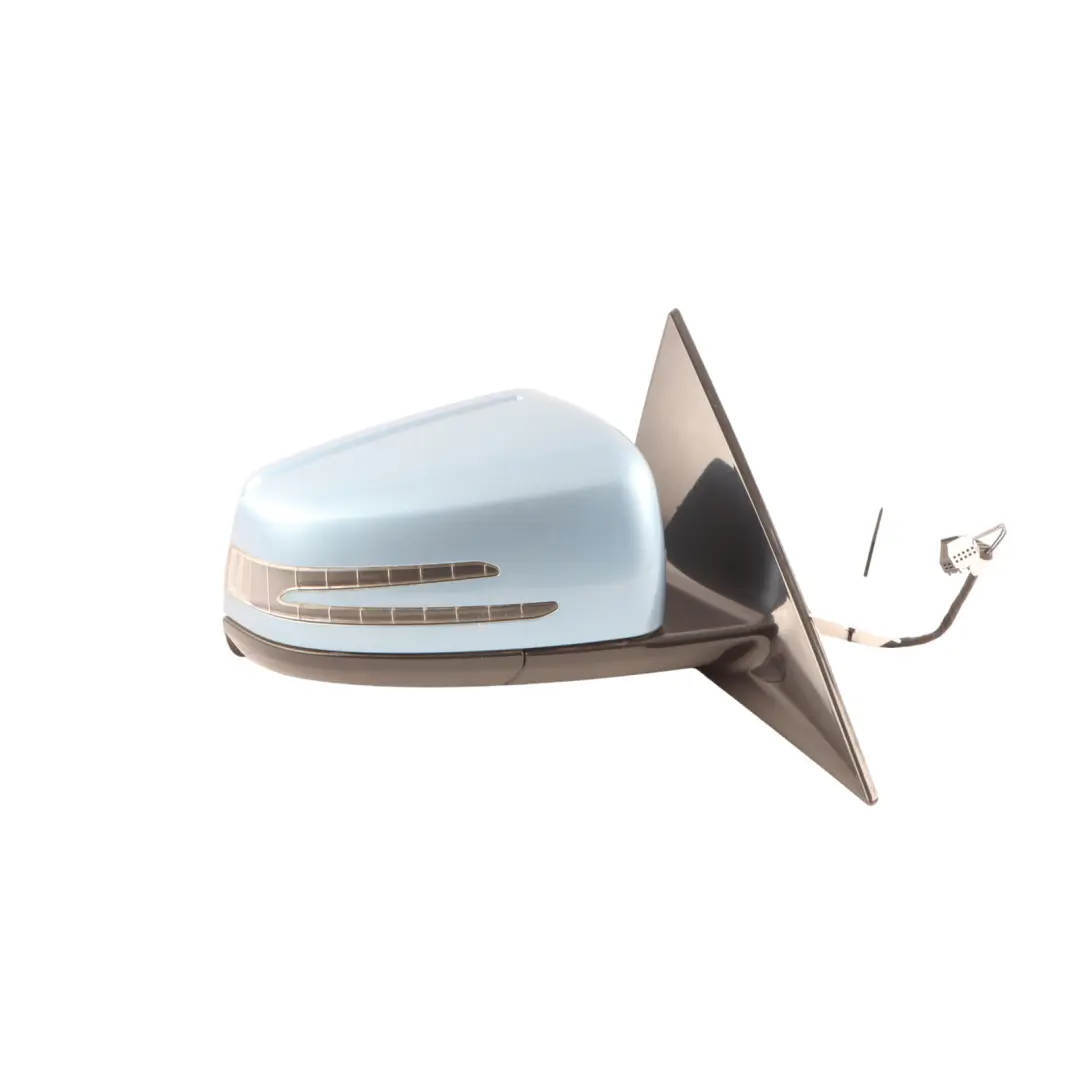 Mercedes C207 Wing Mirror Door Right O/S Indigolite Blue - 230 - SKU RHD-A2078101676-INB - Part number A2078101676