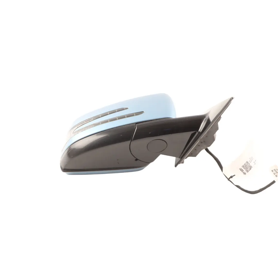 Mercedes C207 Wing Mirror Door Right O/S Indigolite Blue - 230 - SKU RHD-A2078101676-INB - Part number A2078101676