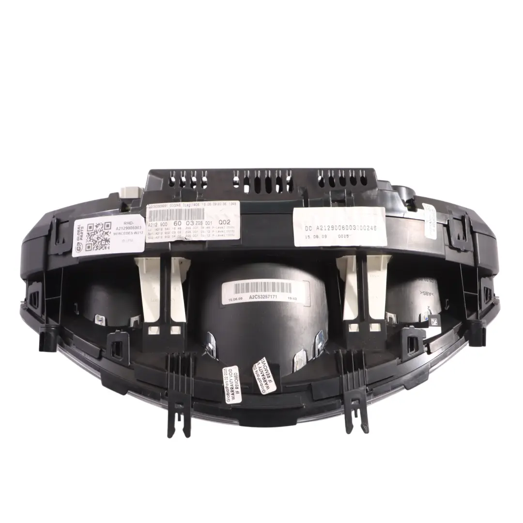 Instrument Cluster Speedo Clocks Automatic Diesel to Mercedes W212 with Part number A2129006003 Mercedes W212 Instrument Cluster Speedo Clocks Automatic Diesel - SKU RHD-A2129006003 - Part number A2129006003