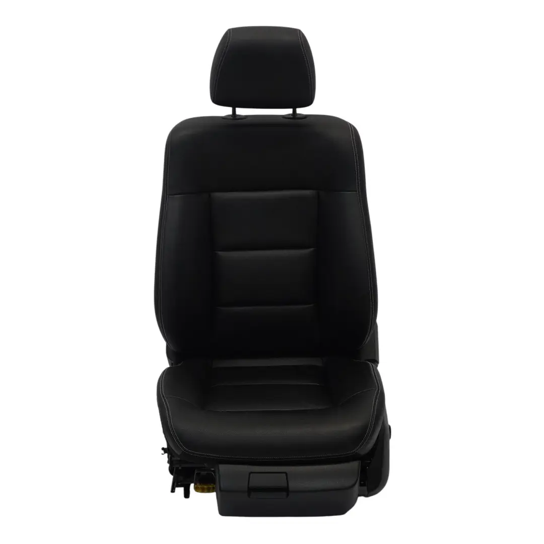 Front Left N/S Interior Heated Black Leather to Mercedes W212 Sport Seat with Part number A2129106347 Mercedes W212 Sport Seat Front Left N/S Interior Heated Black Leather - SKU RHD-A2129106347-1 - Part number A2129106347
