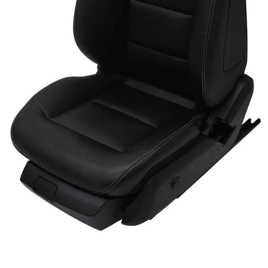 Front Left N/S Interior Heated Black Leather to Mercedes W212 Sport Seat with Part number A2129106347 Mercedes W212 Sport Seat Front Left N/S Interior Heated Black Leather - SKU RHD-A2129106347-1 - Part number A2129106347