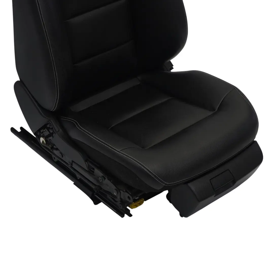 Front Left N/S Interior Heated Black Leather to Mercedes W212 Sport Seat with Part number A2129106347 Mercedes W212 Sport Seat Front Left N/S Interior Heated Black Leather - SKU RHD-A2129106347-1 - Part number A2129106347