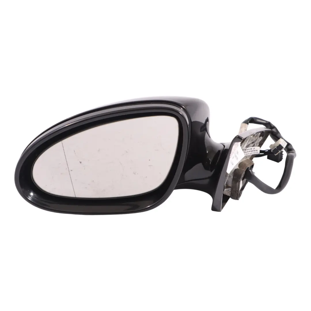 Mercedes CLS C219 Wing Mirror Door Left N/S Power Fold Obsidian Black - 197 - SKU RHD-A2198100776-OB - Part number A2198100776