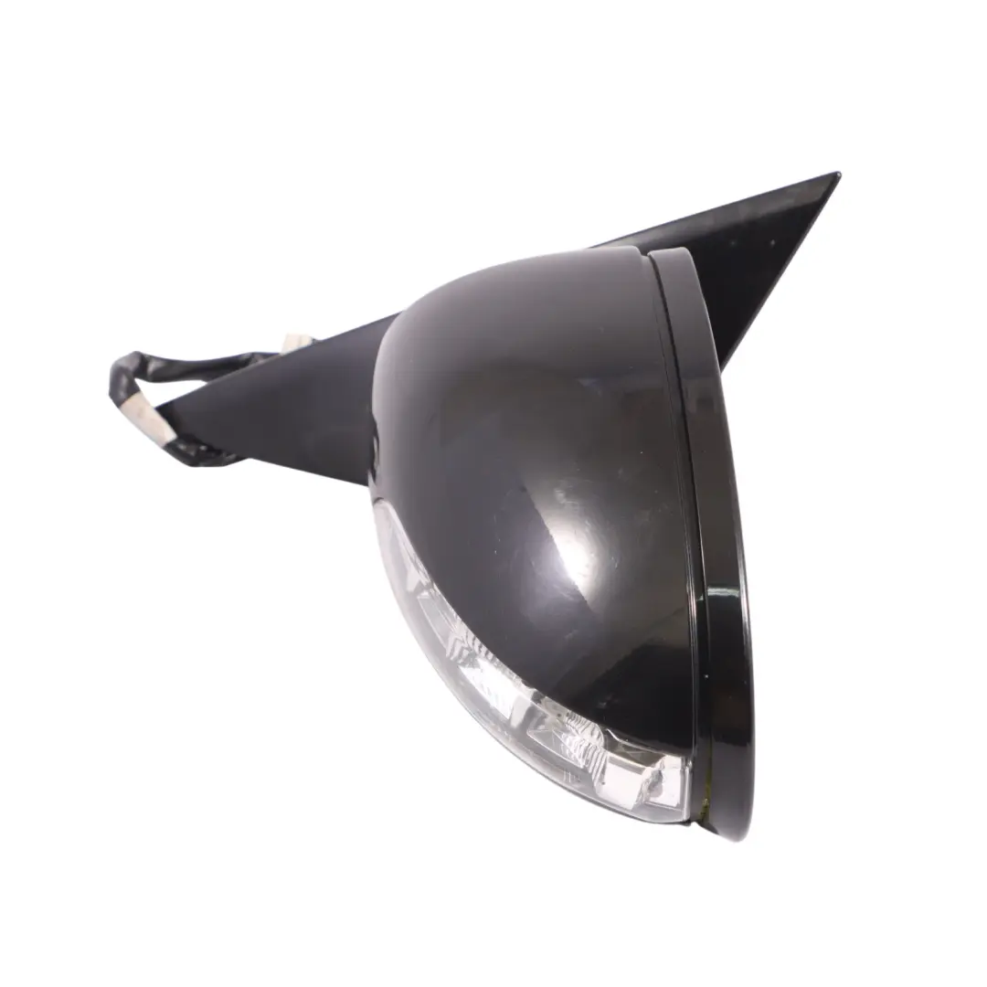 Mercedes CLS C219 Wing Mirror Door Left N/S Power Fold Obsidian Black - 197 - SKU RHD-A2198100776-OB - Part number A2198100776