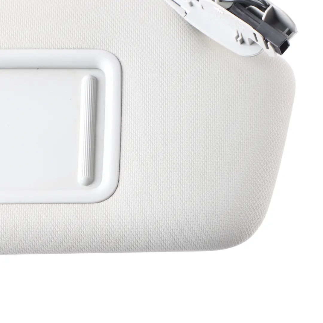 Audi A4 B8 Sun Visor Right O/S Sunvisor Cover Mirror Panel Silver Moon 8K0857552 - SKU 8U0857552C-3 - Part number 8U0857552C