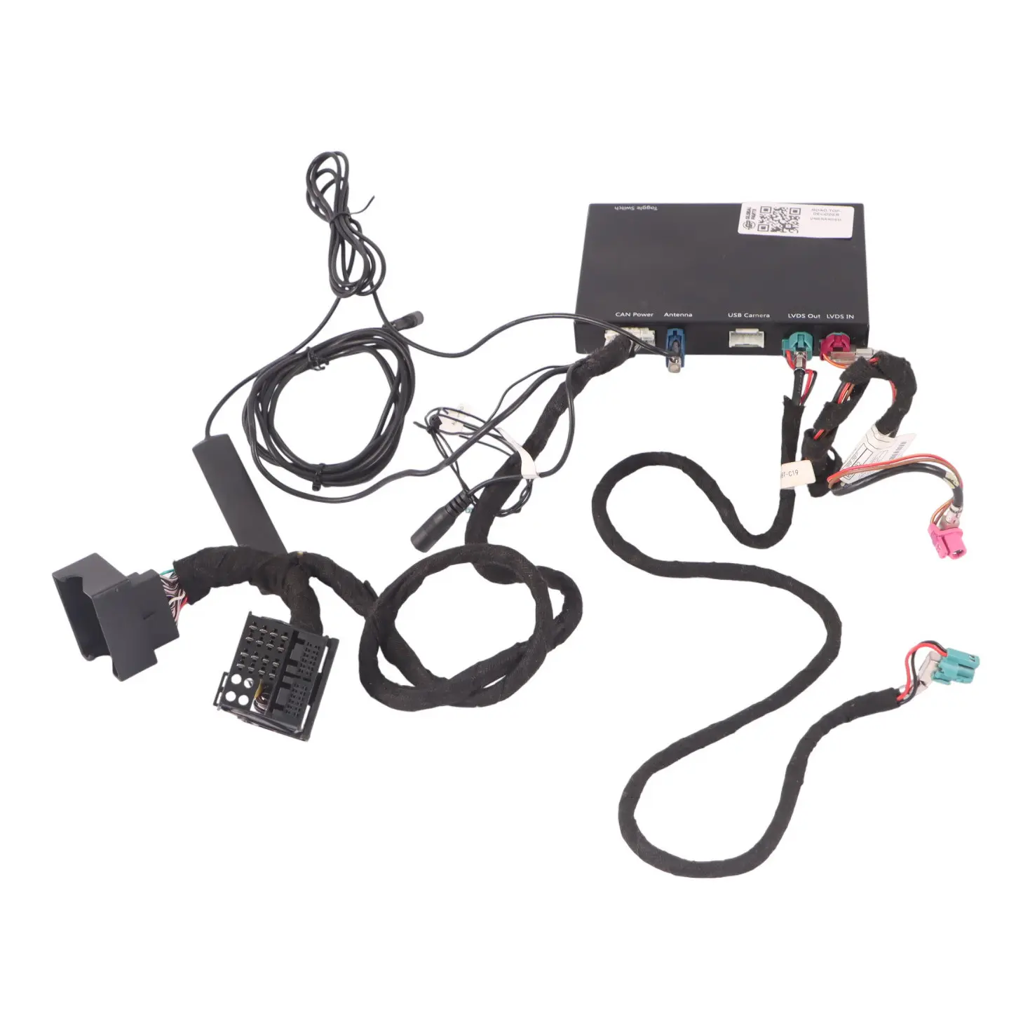 Road Top HD Digital Decoder Retrofit Kit Module Camera CarPlay Unité de contrôle