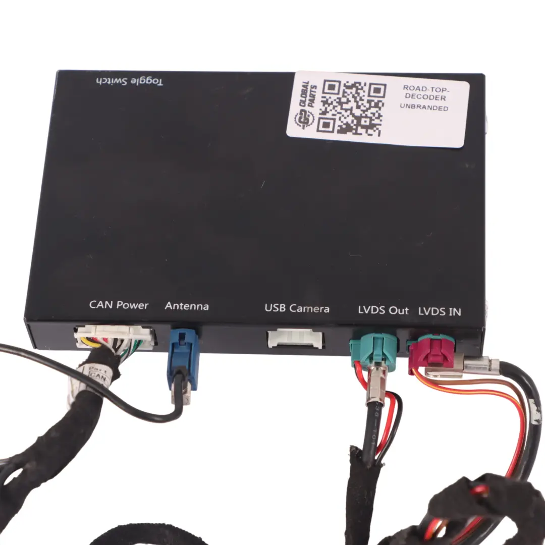 Top HD Digital Decoder Retrofit Kit Fotocamera Unità di controllo CarPlay per Road con numero di parte ROAD-TOP-DECODER Road Top HD Digital Decoder Retrofit Kit Fotocamera Unità di controllo CarPlay - SKU ROAD-TOP-DECODER - Numero di parte ROAD-TOP-DECODER