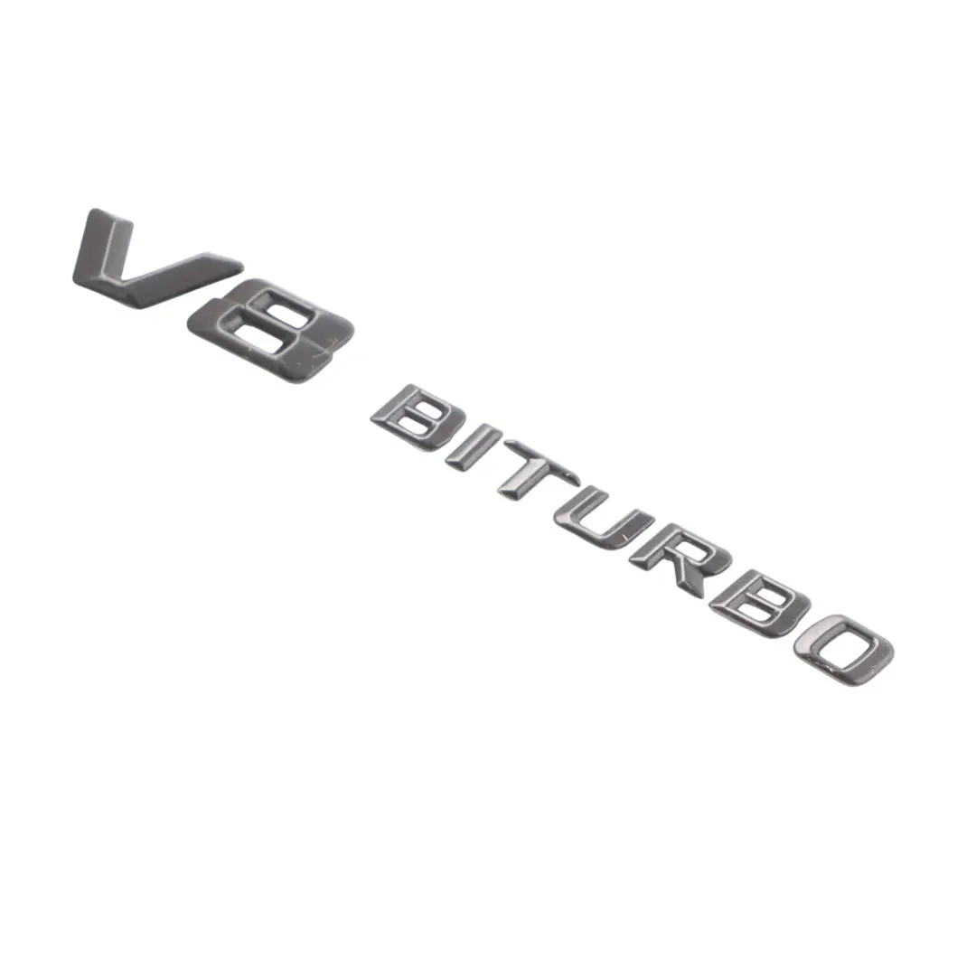 C63 AMG V8 BITURBO Emblem Badge Fender Wing Logo to Mercedes W205 with Part number V8 BITURBO W205 Mercedes W205 C63 AMG V8 BITURBO Emblem Badge Fender Wing Logo - SKU V8-BITURBO-W205 - Part number V8 BITURBO W205