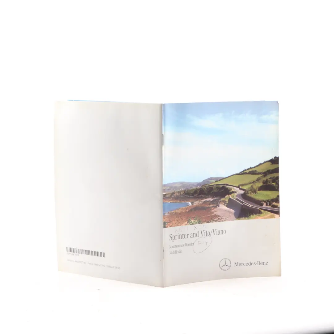 Mercedes Vito W639 Owner's Handbook Instructions Book Booklet - SKU 0005847993 - Part number 0005847993