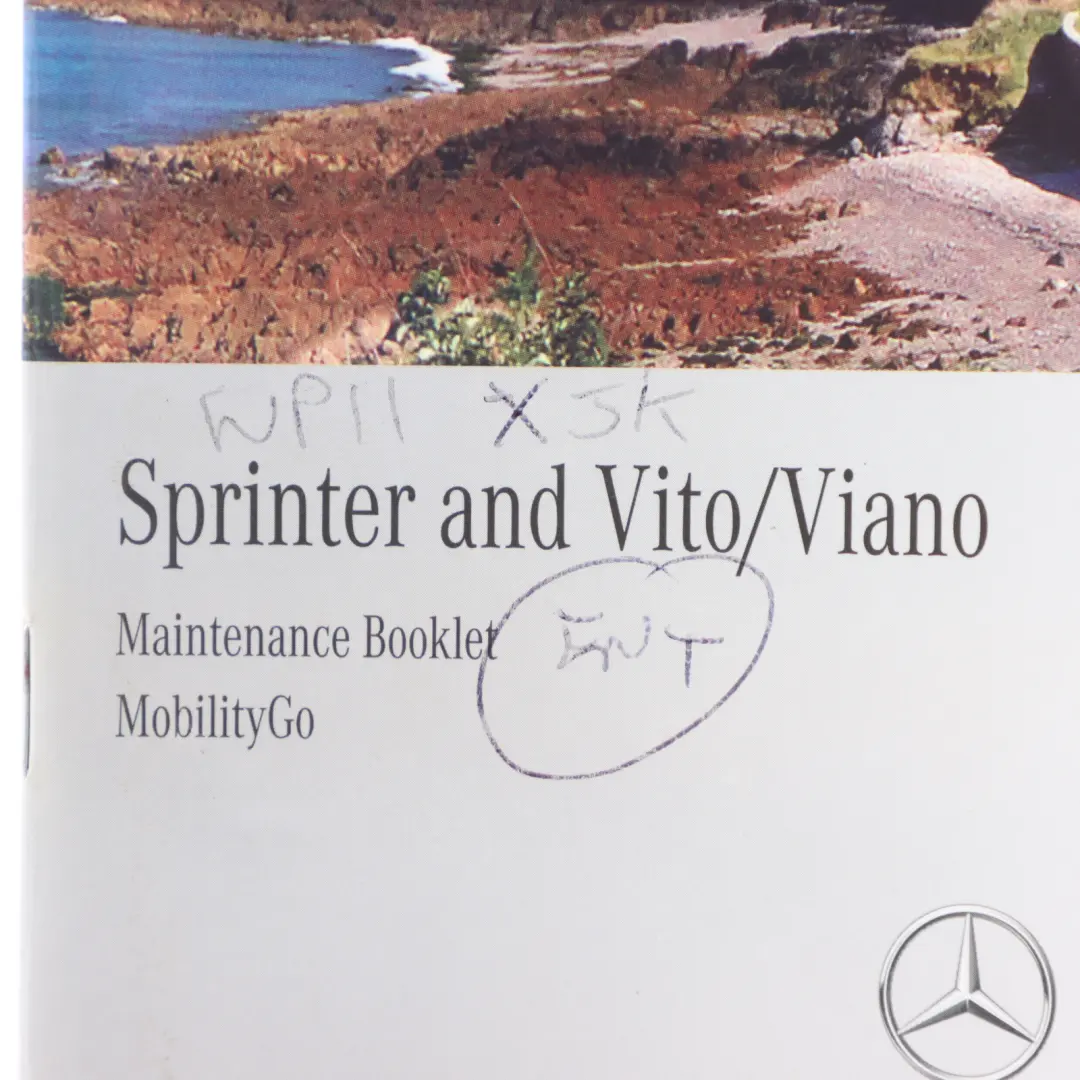 Mercedes Vito W639 Owner's Handbook Instructions Book Booklet - SKU 0005847993 - Part number 0005847993