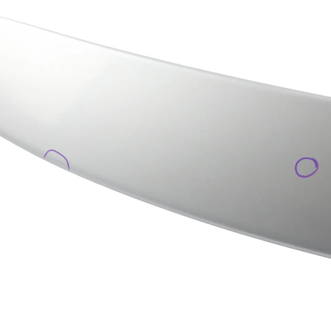 Spoiler Trunk Lid Silver to Mini Cooper One R50 Rear with Part number 7122799 Mini Cooper One R50 Rear Spoiler Trunk Lid Silver - SKU 0031259-SIL - Part number 7122799