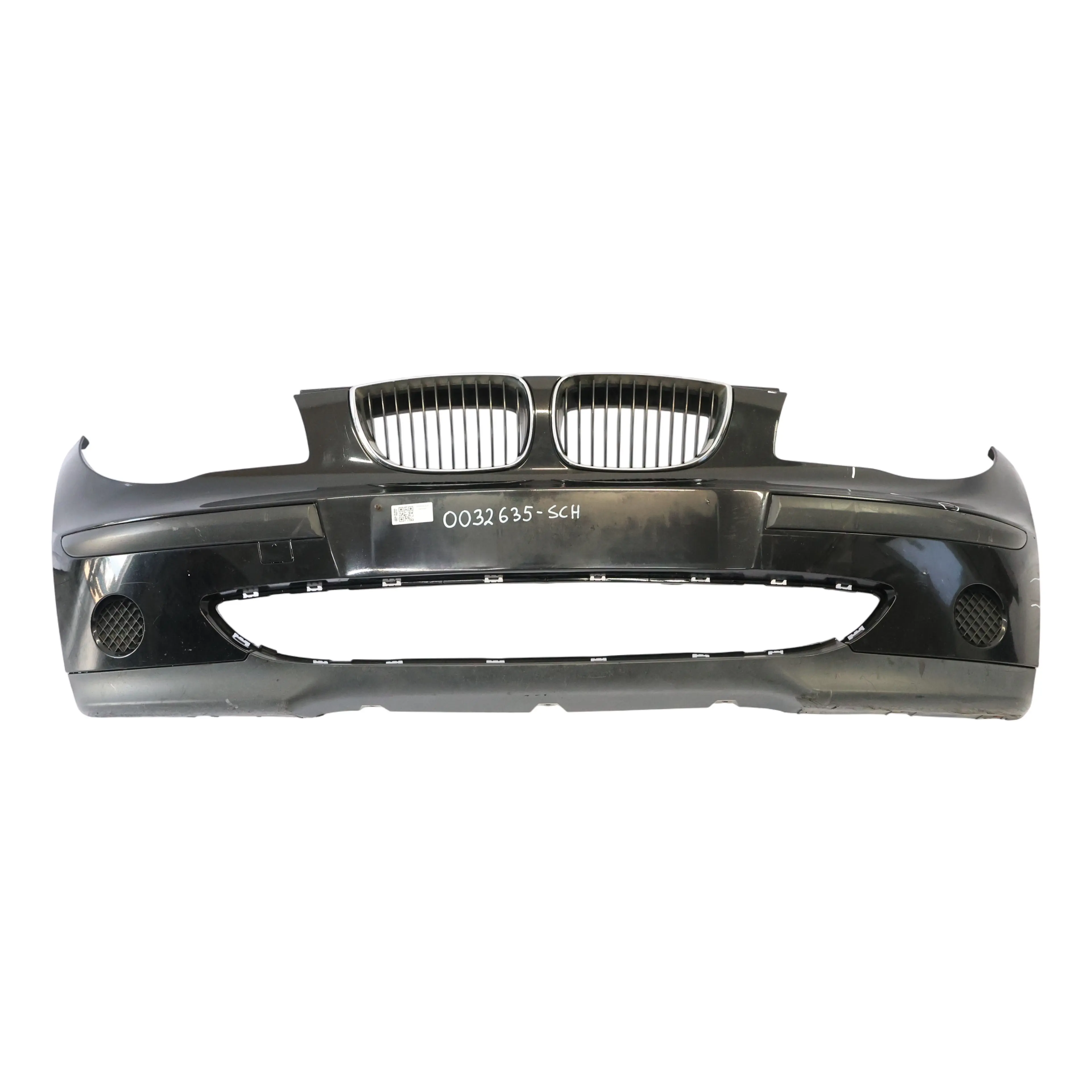 BMW E87 Front Bumper Trim Panel Cover Schwarz 2 Black - 668