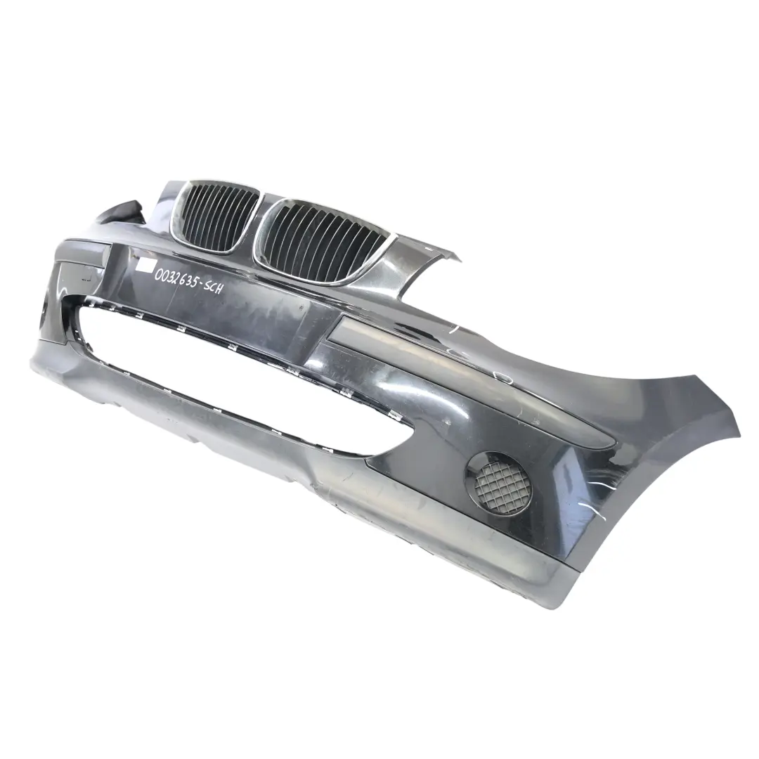 BMW E87 Zderzak Przedni Przód Schwarz II - 668 - SKU 0032635-SCH - Numer Części 0032635