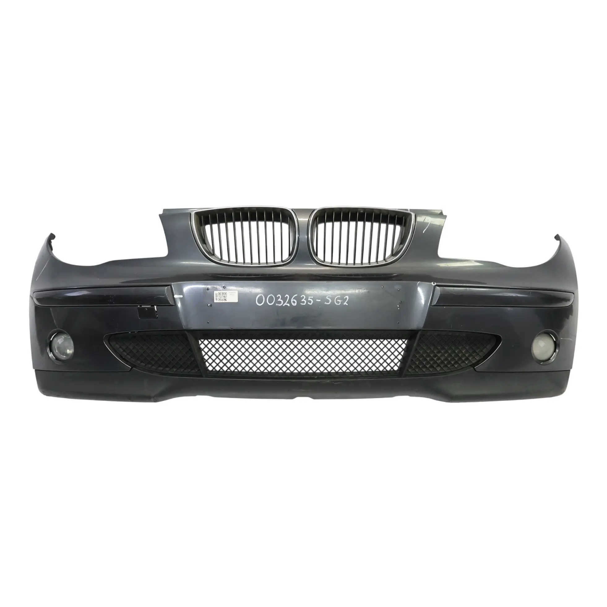 BMW E87 Complete Front Bumper Trim Panel Sparkling Graphite Metallic - A22